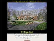 Tablet Screenshot of estatesandhomesmagazine.com